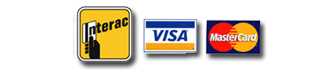 Modes de paiement acceptés: Chèque, Visa, MasterCard, Interac, American express